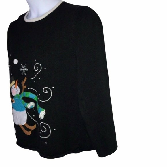 Tiara International Vintage Snowman Sweater XL - Picture 5 of 7